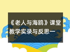 《老人與海鷗》課堂教學(xué)實錄與反思一等獎