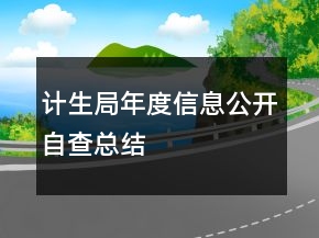 、計生局年度信息公開自查總結(jié)