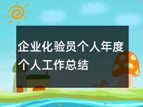 企業(yè)化驗員個人年度個人工作總結(jié)