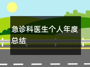 急診科醫(yī)生個人年度總結(jié)