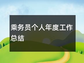 乘務(wù)員個(gè)人年度工作總結(jié)