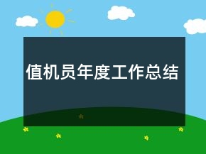 值機(jī)員年度工作總結(jié)