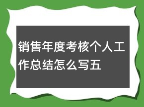 銷售年度考核個人工作總結(jié)怎么寫五