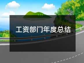 工資部門年度總結
