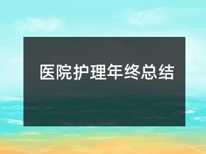 醫(yī)院護(hù)理年終總結(jié)