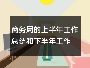 商務(wù)局的上半年工作總結(jié)和下半年工作思路