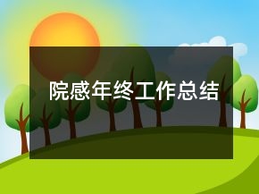 院感年終工作總結(jié)