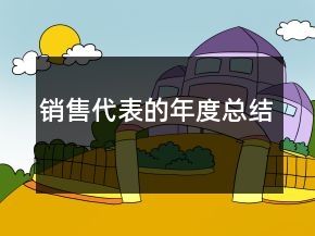 銷售代表的年度總結(jié)