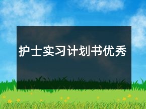 護(hù)士實習(xí)計劃書優(yōu)秀