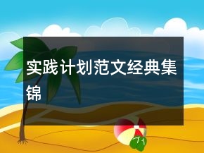 實踐計劃范文經(jīng)典集錦