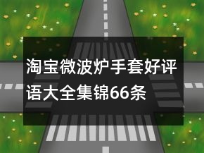 淘寶微波爐手套好評(píng)語(yǔ)大全集錦66條