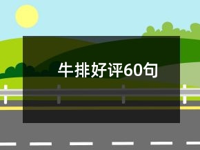 牛排好評60句