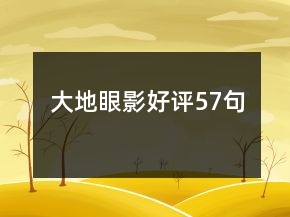 大地眼影好評(píng)57句