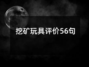 挖礦玩具評價56句