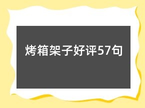 烤箱架子好評57句
