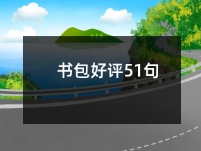 書包好評(píng)51句