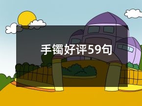 手鐲好評(píng)59句