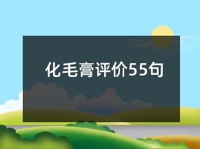 化毛膏評(píng)價(jià)55句