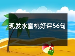 現(xiàn)發(fā)水蜜桃好評56句