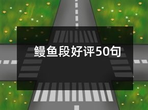 鰻魚段好評(píng)50句