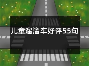 兒童溜溜車好評(píng)55句