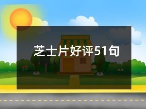 芝士片好評(píng)51句