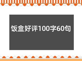 飯盒好評100字60句