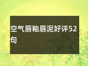 空氣唇釉唇泥好評(píng)52句