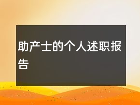 助產(chǎn)士的個(gè)人述職報(bào)告