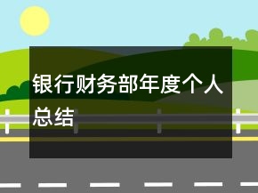 銀行財務(wù)部年度個人總結(jié)