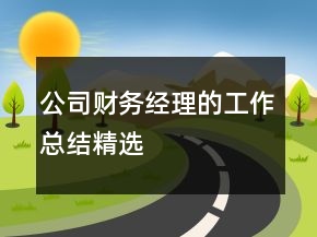 公司財務經(jīng)理的工作總結(jié)精選