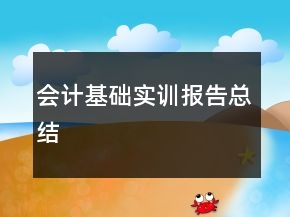會(huì)計(jì)基礎(chǔ)實(shí)訓(xùn)報(bào)告總結(jié)