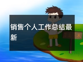 銷售個人工作總結最新
