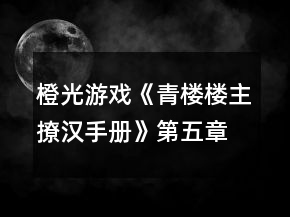 橙光游戲《青樓樓主撩漢手冊》第五章攻略