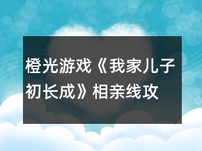 橙光游戲《我家兒子初長成》相親線攻略