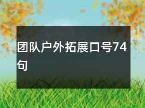 團(tuán)隊?wèi)敉馔卣箍谔?4句