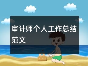 審計師個人工作總結(jié)范文