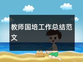 教師國(guó)培工作總結(jié)范文