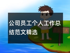 公司員工個(gè)人工作總結(jié)范文精選