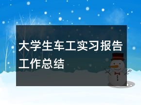 大學(xué)生車(chē)工實(shí)習(xí)報(bào)告工作總結(jié)