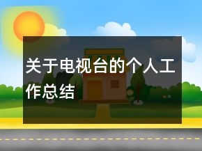 關(guān)于電視臺(tái)的個(gè)人工作總結(jié)
