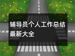 輔導(dǎo)員個(gè)人工作總結(jié)最新大全