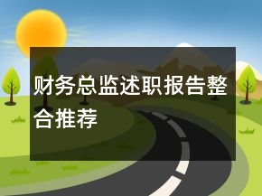 財務(wù)總監(jiān)述職報告整合推薦