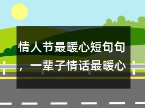 情人節(jié)最暖心短句句，一輩子情話最暖心短句211條