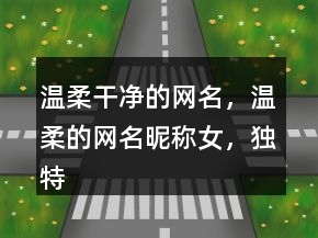 溫柔干凈的網(wǎng)名，溫柔的網(wǎng)名昵稱女，獨特簡單的網(wǎng)名244條