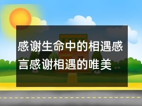 感謝生命中的相遇感言感謝相遇的唯美句子，感謝生命中的相遇感言233條