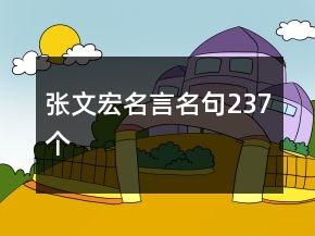 張文宏名言名句237個(gè)