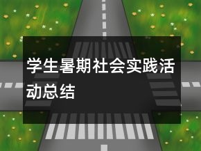 學(xué)生暑期社會(huì)實(shí)踐活動(dòng)總結(jié)