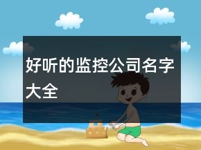 好聽(tīng)的監(jiān)控公司名字大全
