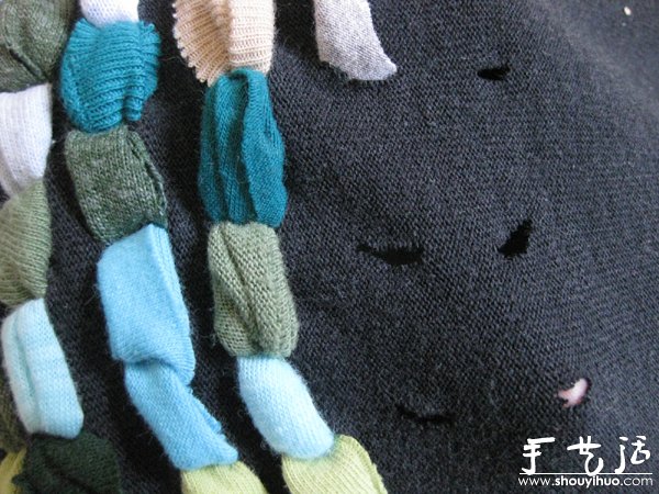 舊衣服動手DIY制作腳墊 -  www.rpnrmr.com